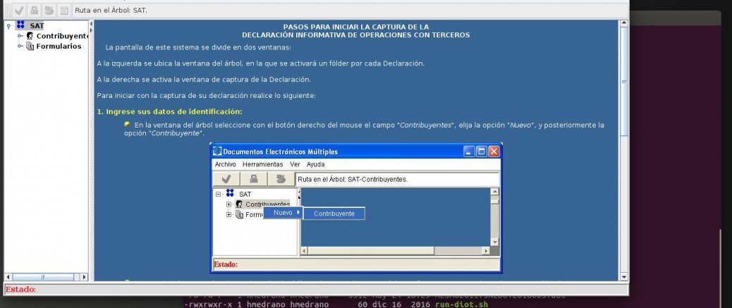 I.. DIOT-2014 en linux I.. DIOT-2014 en linux